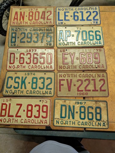 North carolina license plates - north,